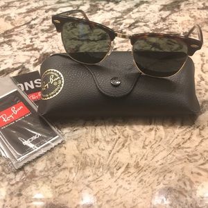 Ray Ban polarized Clubmaster sunglasses! NWOT